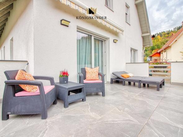 oder auf der Terrasse chillen