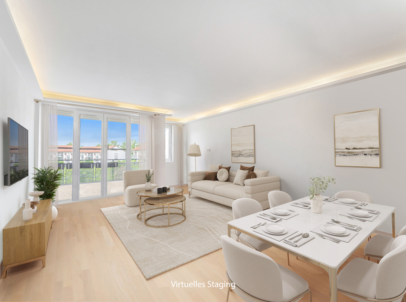 Wohnbeispiel - Wohnen/Essen Ebene 1