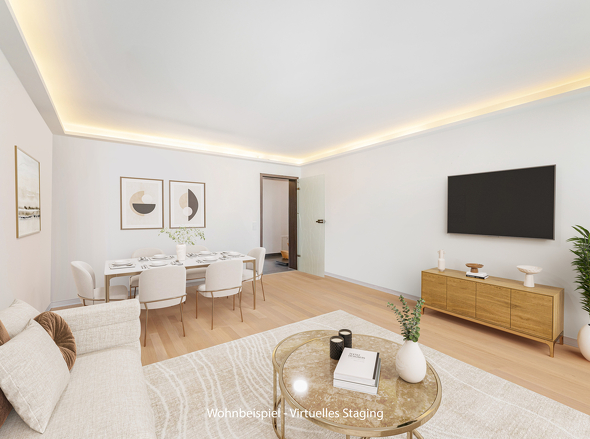 Wohnbeispiel - Wohnen/Essen Ebene 1