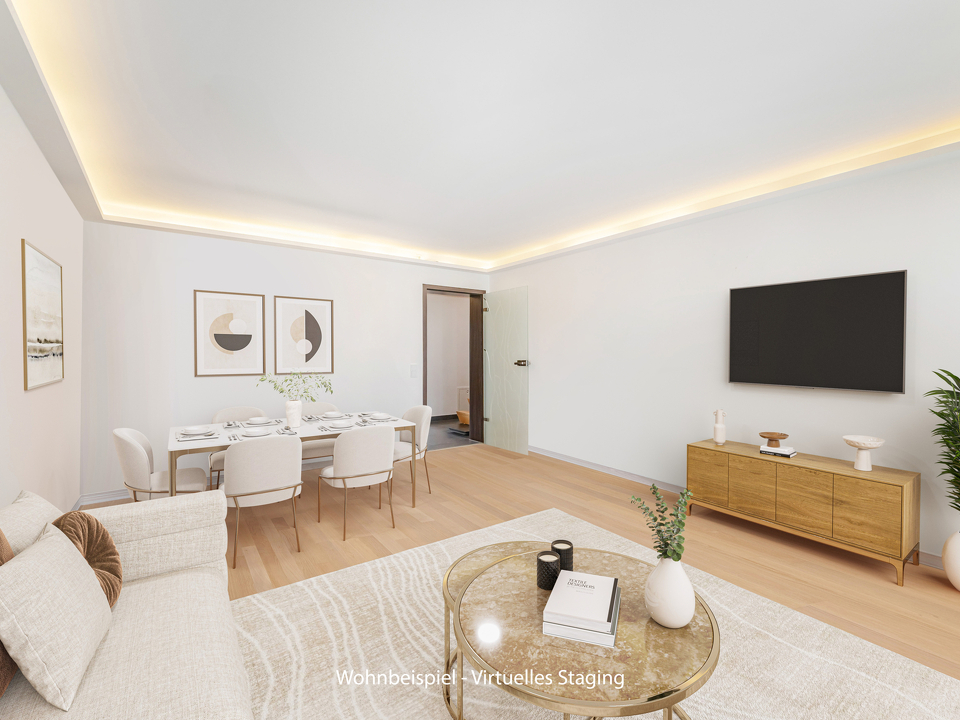 Wohnbeispiel - Wohnen/Essen Ebene 1