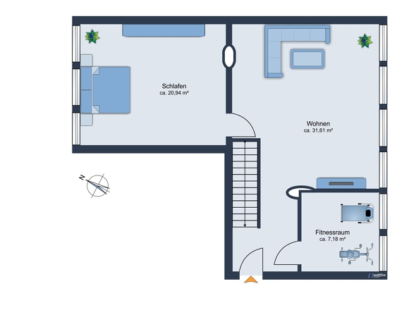Grundriss Dachgeschoss