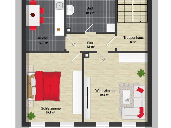 Grundriss Dachgeschoss