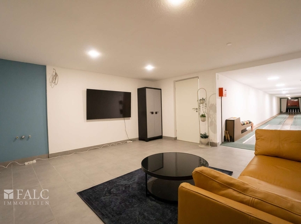 Haufenthaltsraum mit Kegelbahn- WE 3