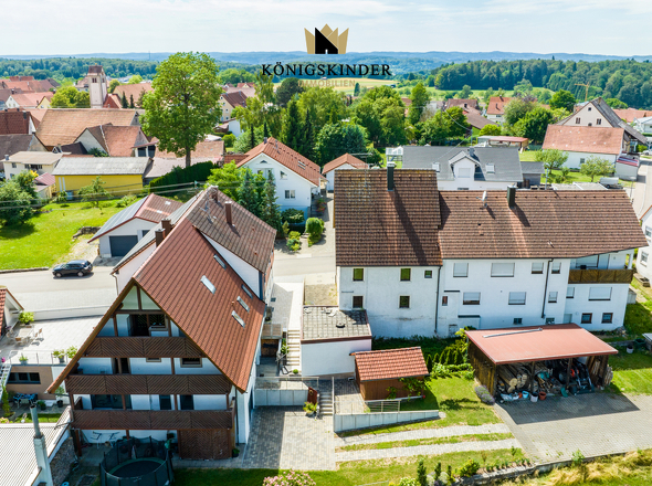 Übersicht aus der Vogelperspektive – Haus und Umgebung im Blick
