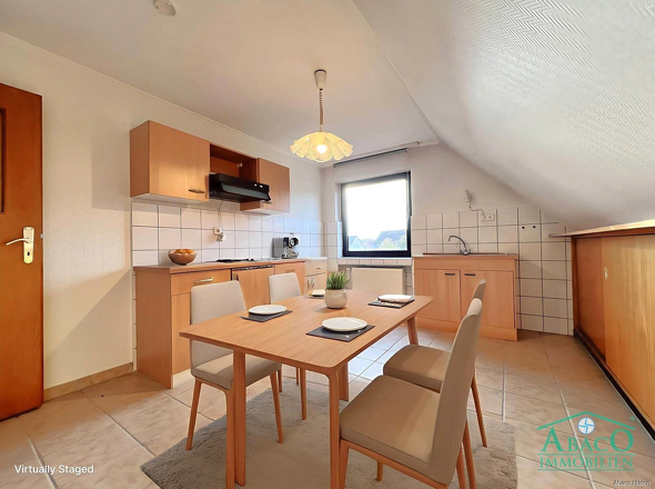 DG-Küche - virtuell möbliert