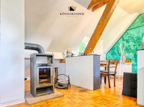 vermietete Wohnung im Anbau 