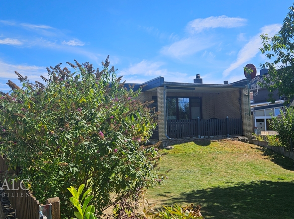 Bungalow Rückansicht