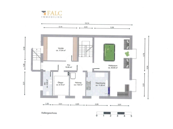 Grundriss Kellergeschoss