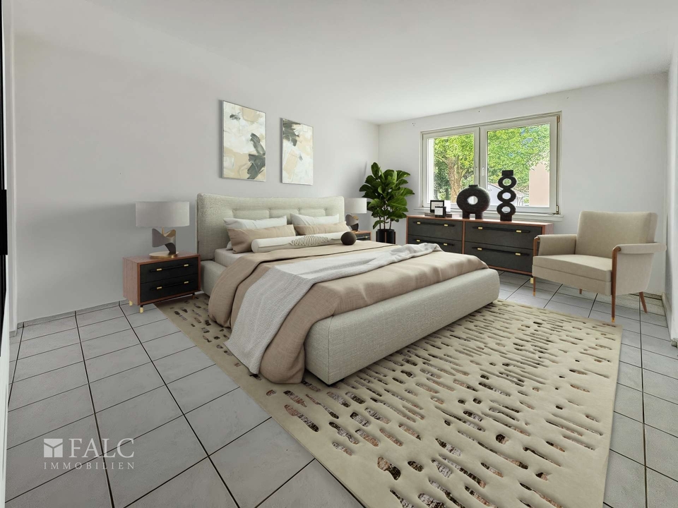 KI-Generiert Schlafzimmer 