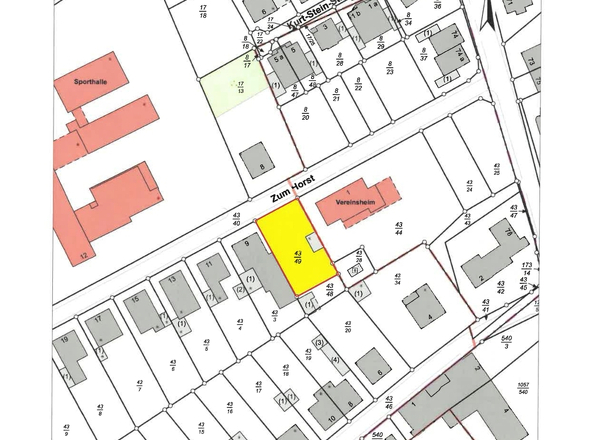 Katasterkarte Siersburg