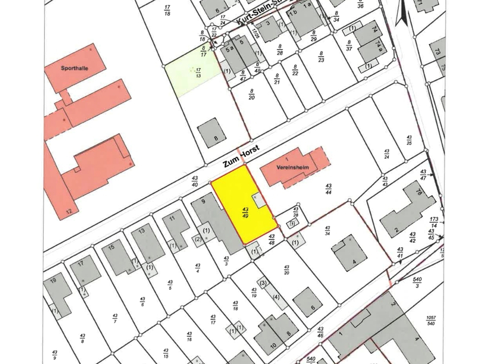 Katasterkarte Siersburg