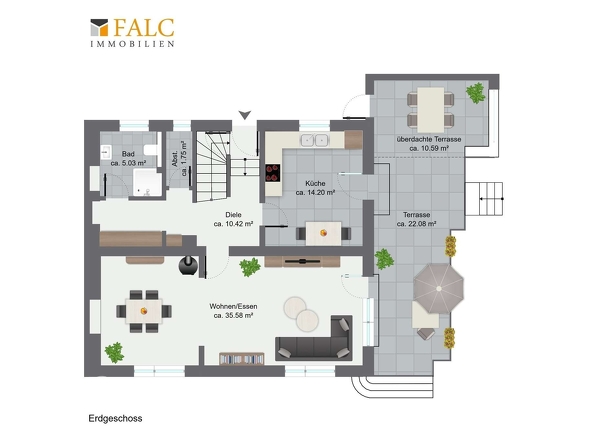 Grundriss Erdgeschoss