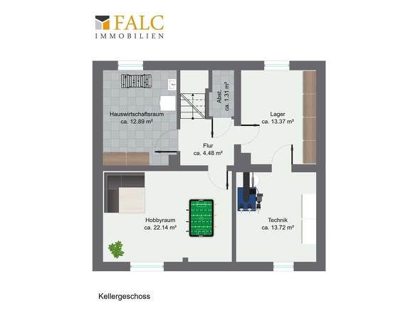 Grundriss Keller