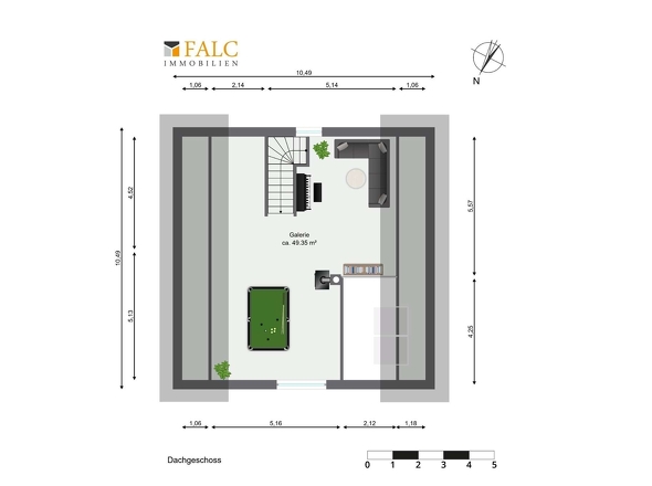 Grundriss Dachgeschoss