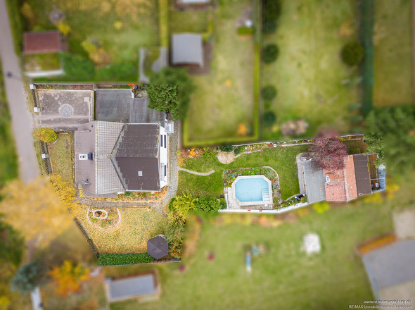 Grundstück von Oben 