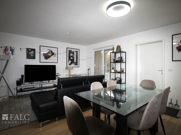 Wohn-Essbereich - (KI generiert)