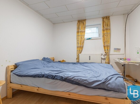 Derzeitiger Schlafbereich im KG