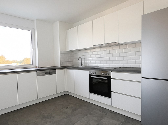 Küche - virtuell möbliert