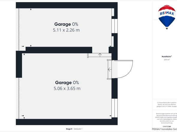 RE/MAX Immobilien DeLux Einfamilienhaus Nalbach Grundriss Garage