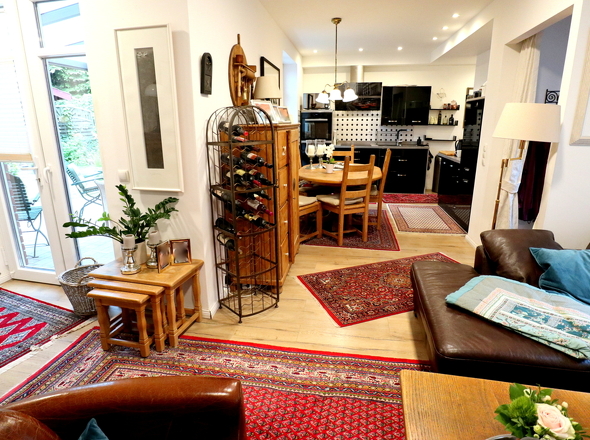 Whg. 4 Wohnen/Essen/Küche