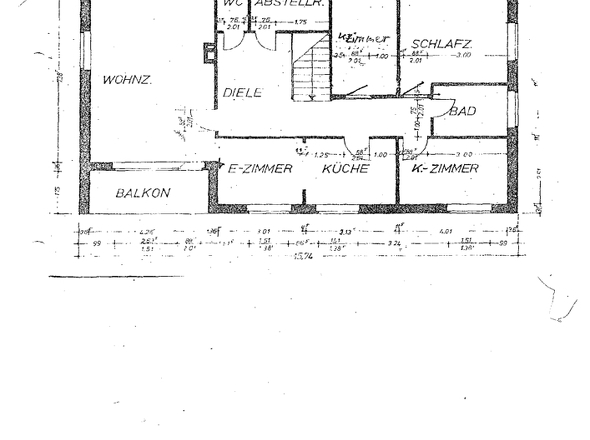 Aufstellung Wohnraum