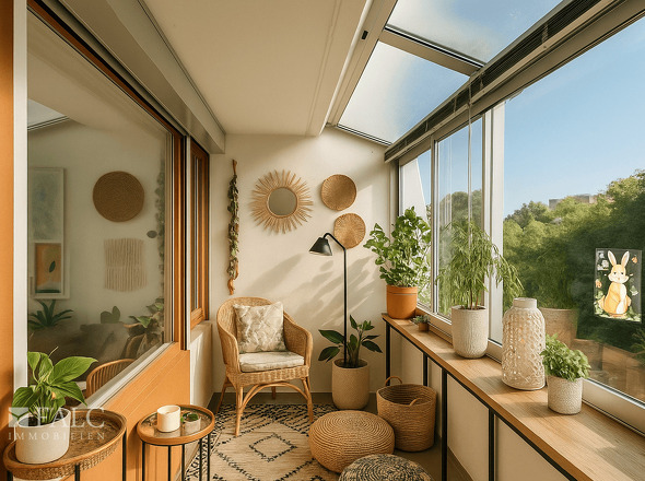 Einrichtungsbeispiel Wintergarten