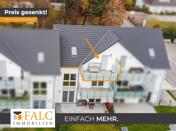 Außenansicht mit Markierung DG