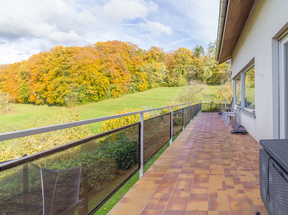 Großer 180 Grad Balkon