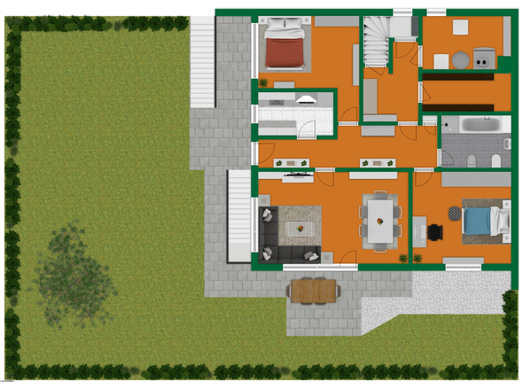 Grundriss Einliegerwohnung