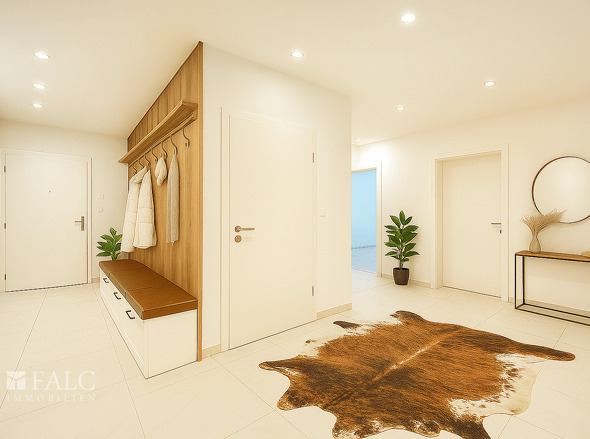 Einrichtungsbeispiel Diele mit WC