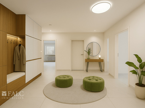 Einrichtungsbeispiel Diele ohne WC