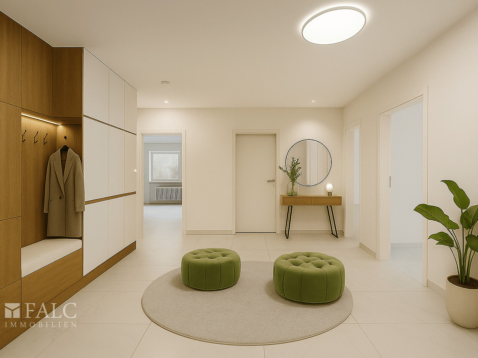 Einrichtungsbeispiel Diele ohne WC