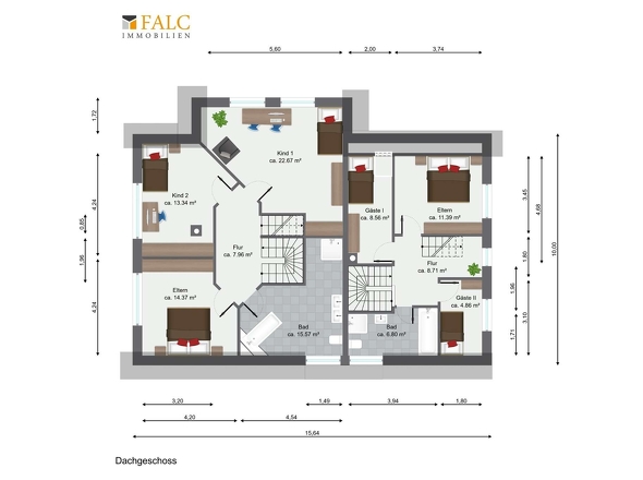 Grundriss Dachgeschoss