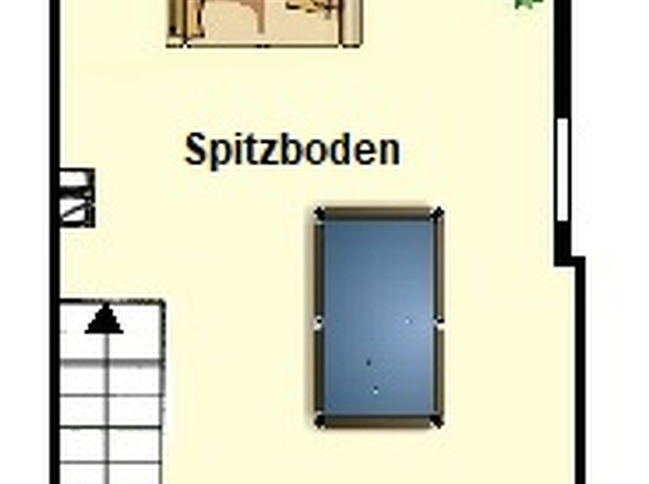 Grundriss Spitzboden