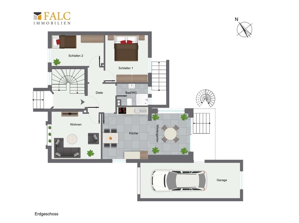 Erdgeschoss Grundriss