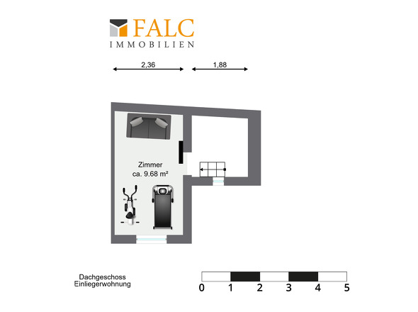 Dachgeschoss Einliegerwohnung