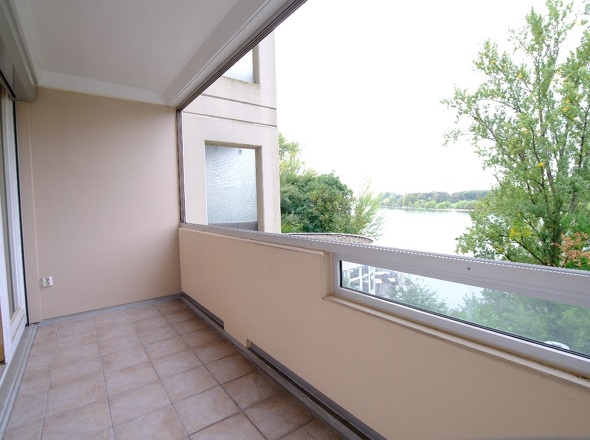 Loggia mit Schiebefenster