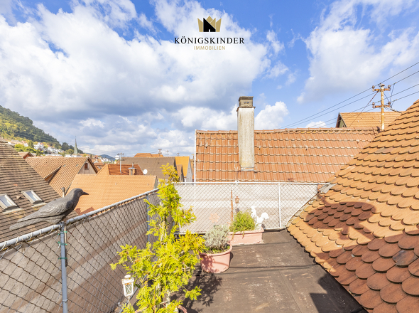 Aussicht Dachterrasse mit Zugang aus Haus 21 & Haus 23