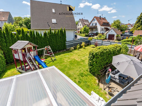 ...mit Blick Richtung Garten