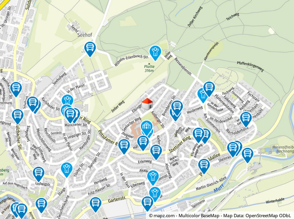 Geolyzer Kartenausschnitt