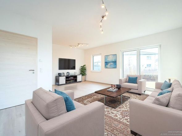 Wohnzimmer KI unterstützt