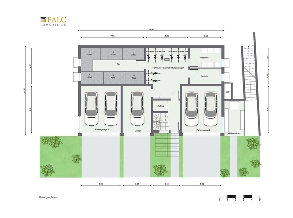 genehm. UG - Eingang/Hanglage