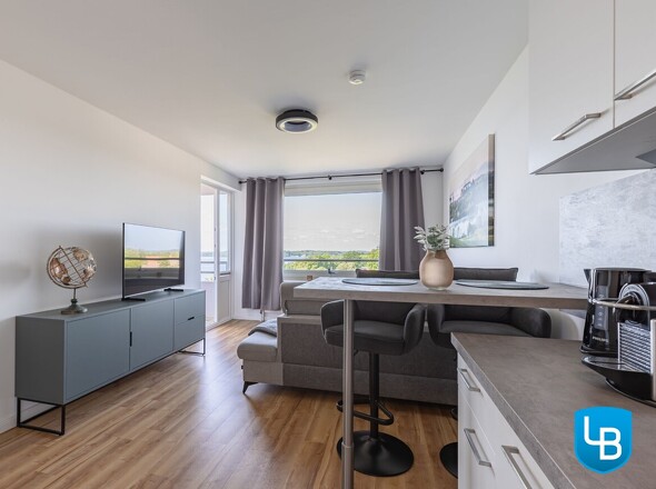 Blick aus der Küche...