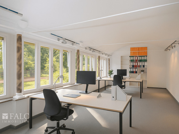 Einrichtungsbeispiel Büro groß