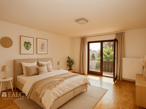 Einrichtungsbeispiel Schlafzimmer