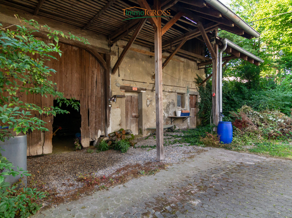 Eingänge für den rechten Scheunenbereich