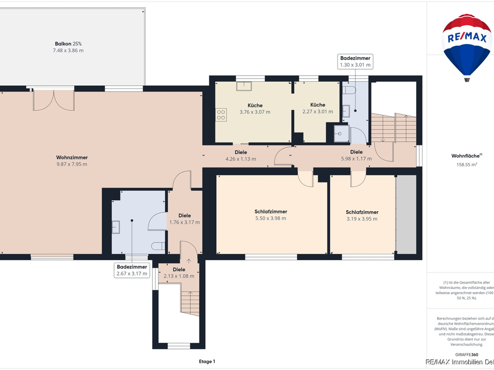 Grundriss Obergeschoss