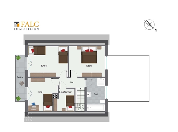 Grundriss Dachgeschoß