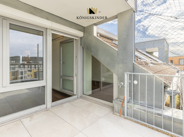 Süd-Balkon Schlafzimmer