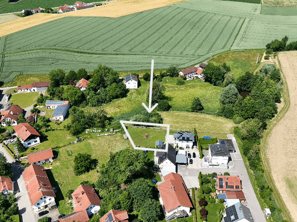 Grundstück gekennzeichnet